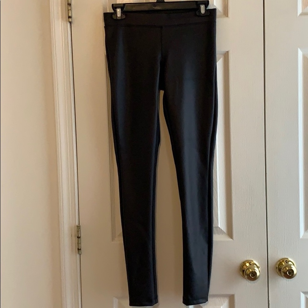 Faux leather leggings